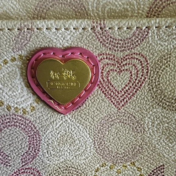 Coach Tan and Pink Crossbody Bag - Picture 8 of 8